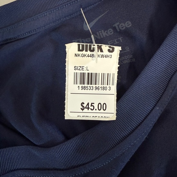 New Nike 2024 World Series Men's New York Yankees Shirt size L Navy. NWT Dri Fit - Picture 5 of 5